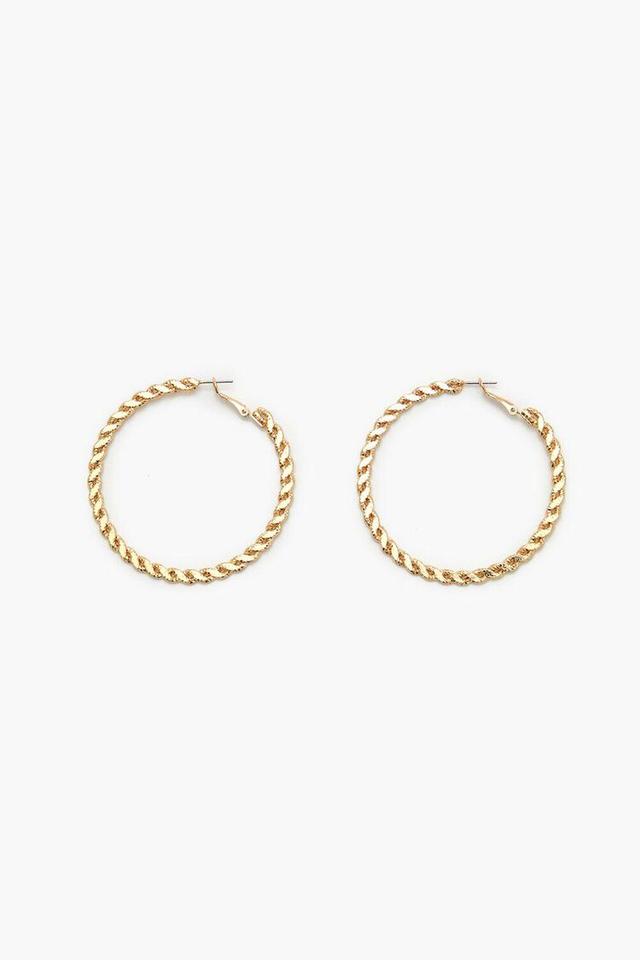 Twisted Hoop Earrings | Forever 21 Product Image