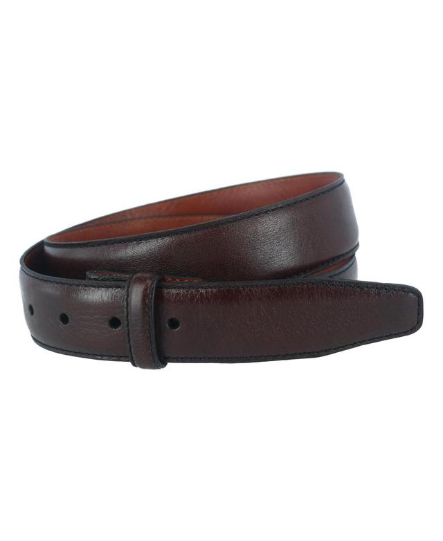 Trafalgar Mens Pebble Grain Leather 35mm Harness Belt Strap Product Image