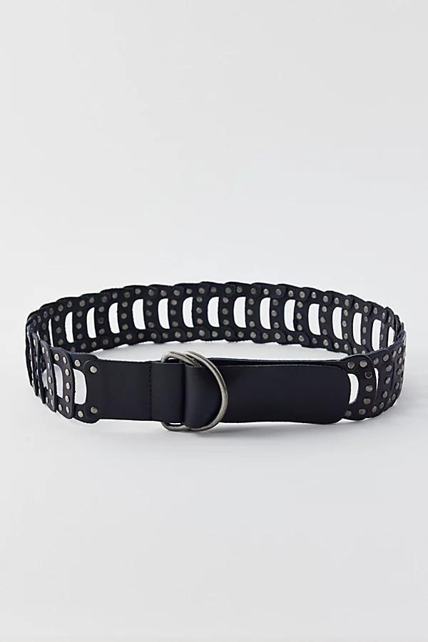 Open Loop Studded Leather Belt Womens at Urban Outfitters Product Image