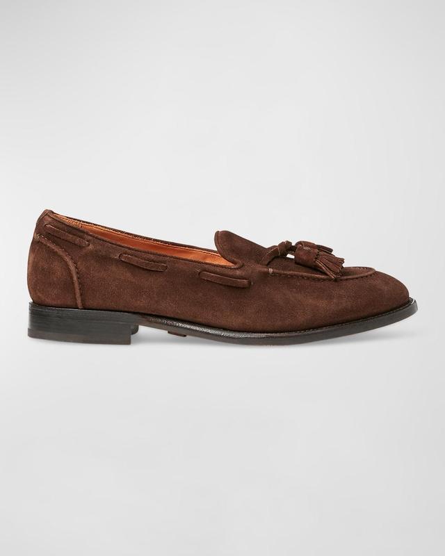 Mens Luther Calf Suede Tassel Loafers Product Image