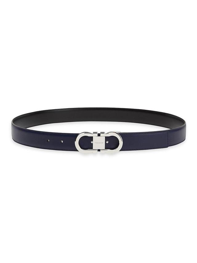 Mens Gancini Cut-to-Size Leather Belt Product Image