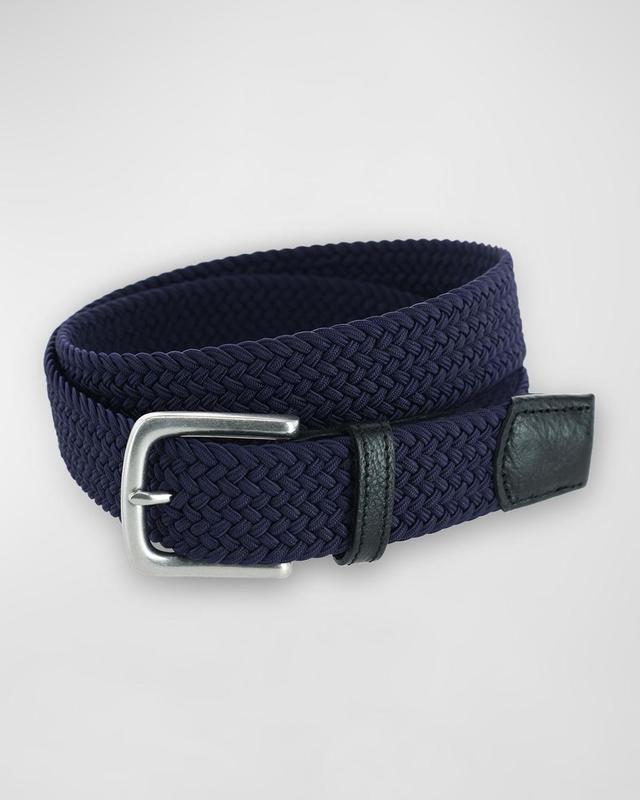 Mens Riverside Woven Rayon Leather Belt Product Image