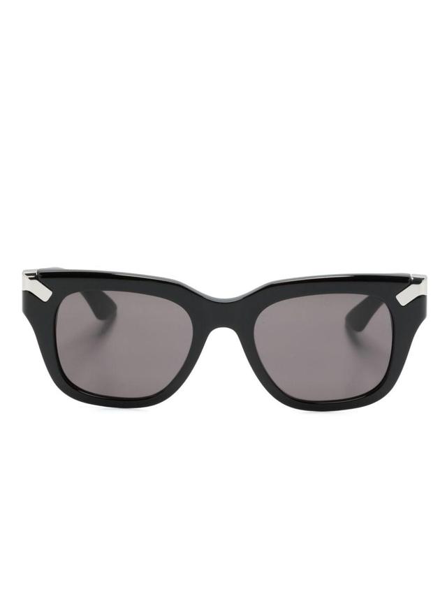 Logo-engraved Cat-eye Sunglasses In Black Product Image