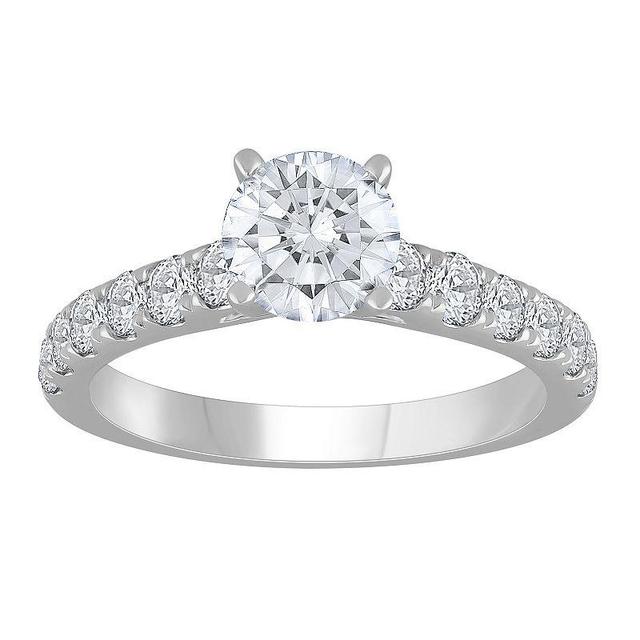 Diamond Medley 14k White Gold 2 5/8 Carat T.W. Lab-Grown Diamond Engagement & Band, Womens 14k Whgold Product Image