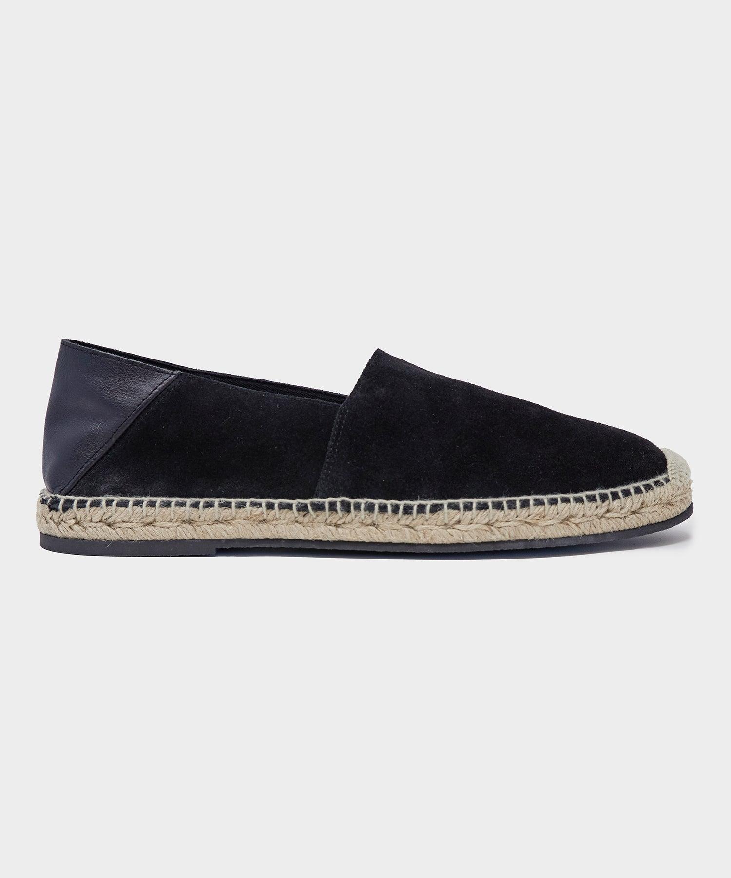 Suede Espadrille in Black product image