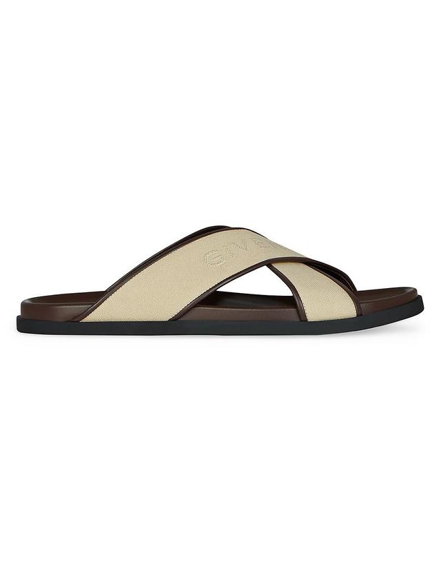 Mens G Plage Flat Sandals in Canvas Product Image