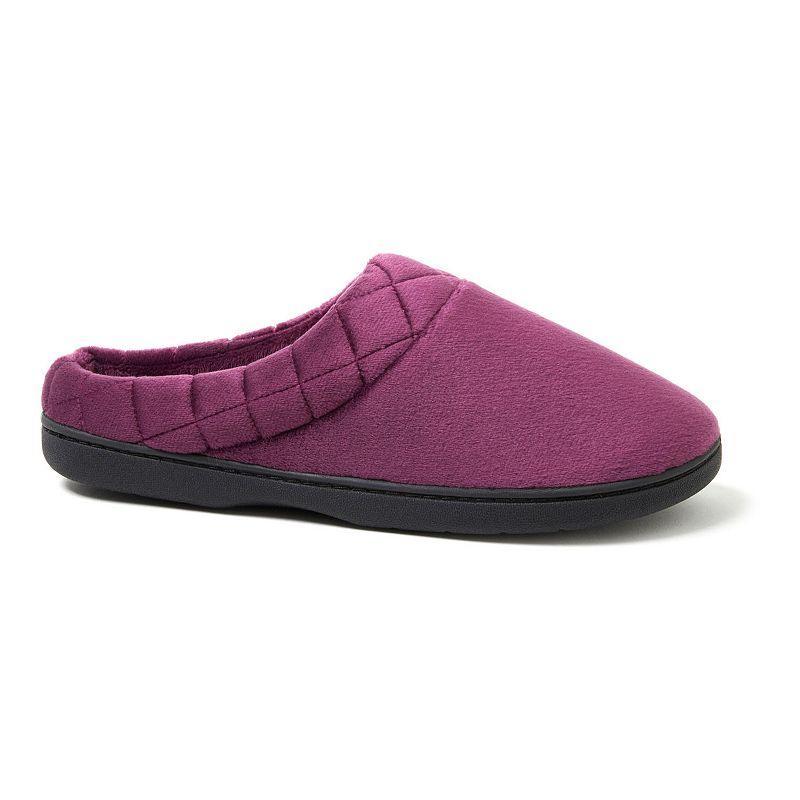 Dearfoams Womens Darcy Velour Clog With Quilted Cuff Slippers Product Image