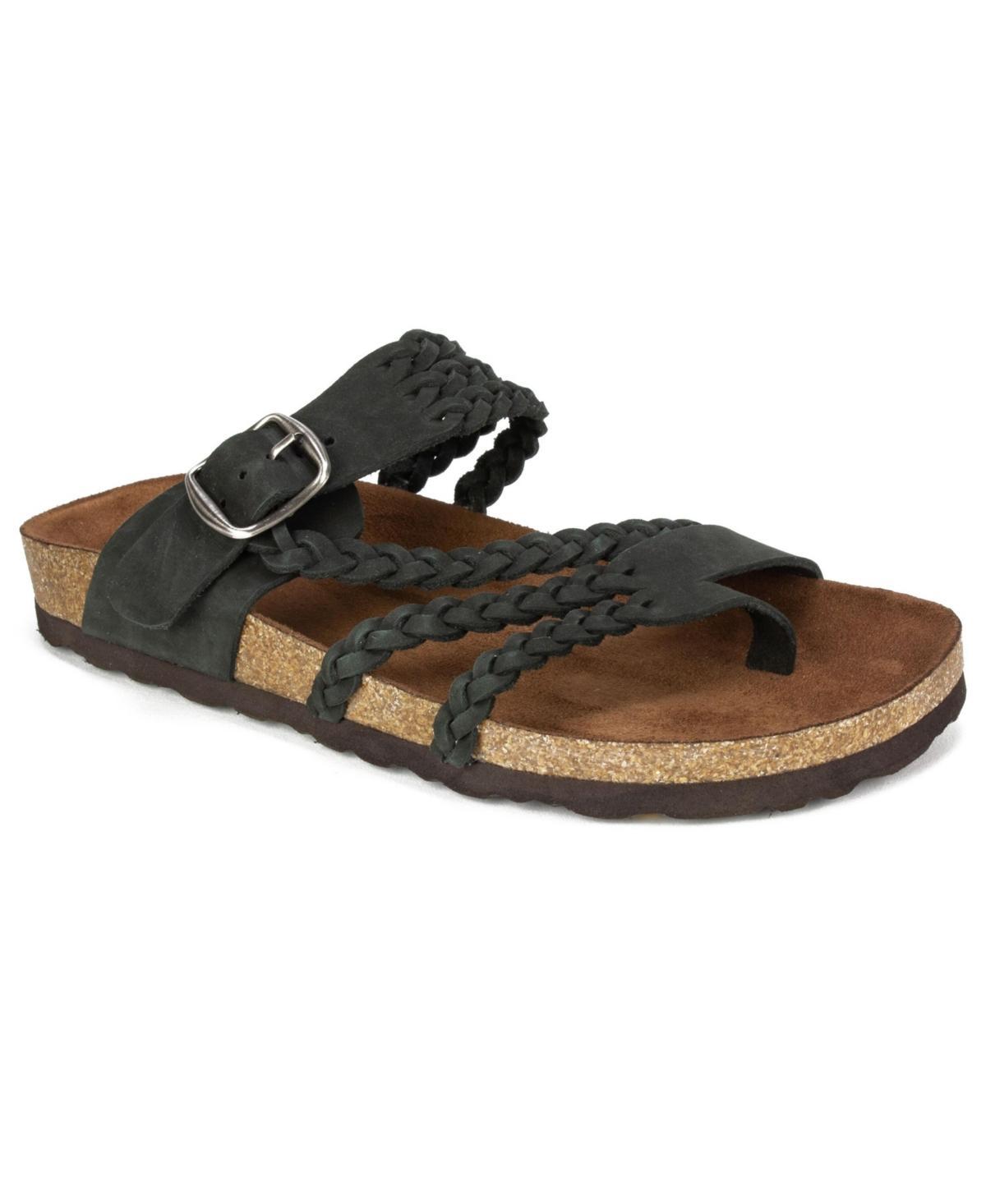 White Mountain Womens Hayleigh Thong Sandals -WHITE Product Image