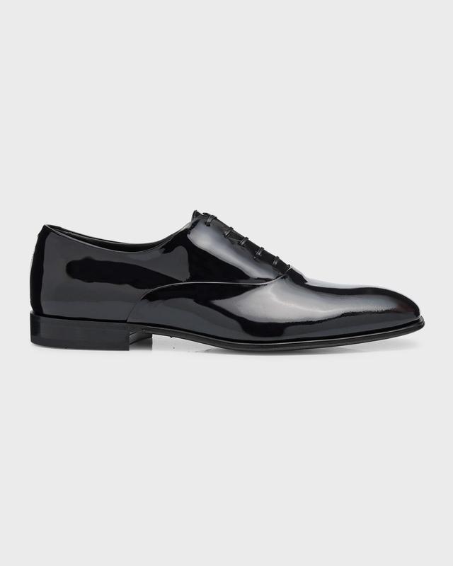 Mens Worsh Patent Leather Lace-Up Shoes Product Image