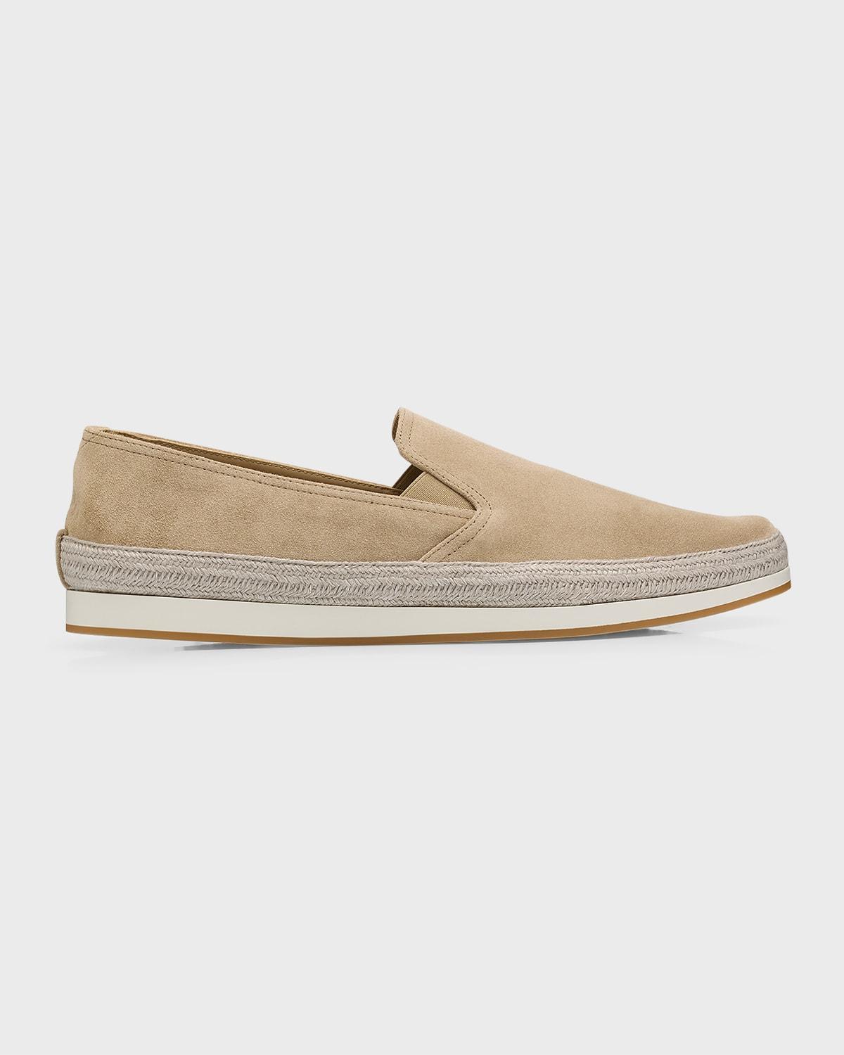 Mens Suede Slip-On Sneakers Product Image