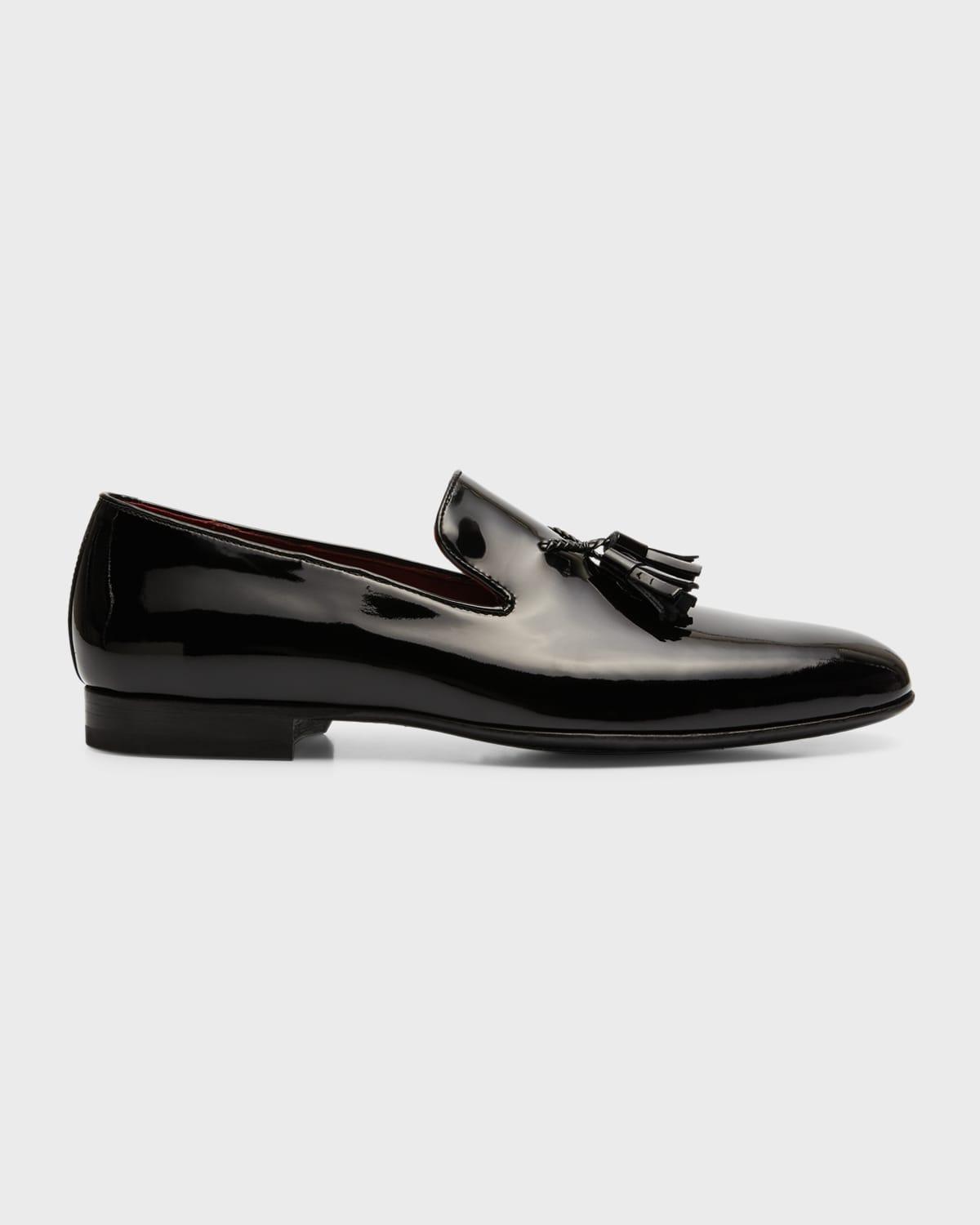 Men's Patent Leather Tassel Loafers Product Image