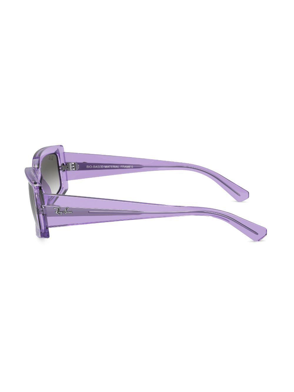 RAY BAN Ray In Transparent Violet Product Image