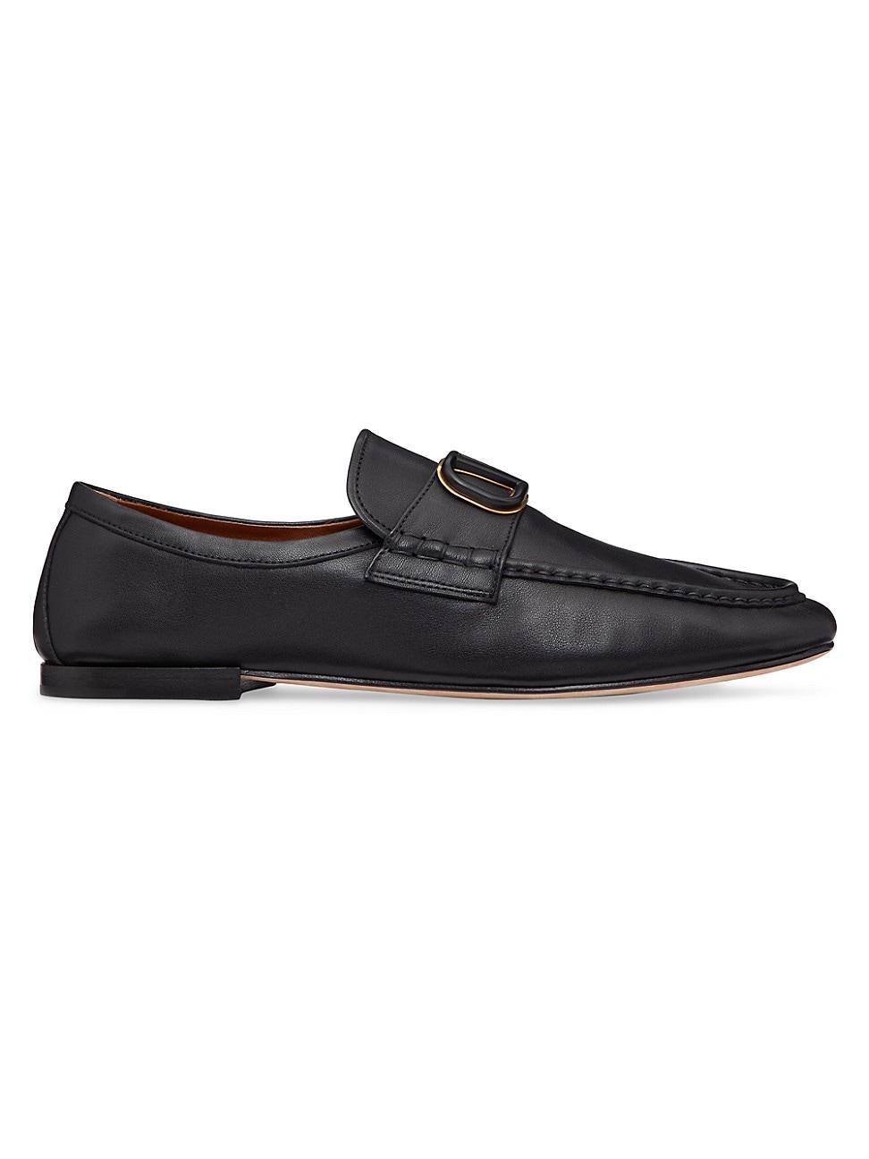 Mens VLogo Signature Calfskin Nappa Loafers Product Image