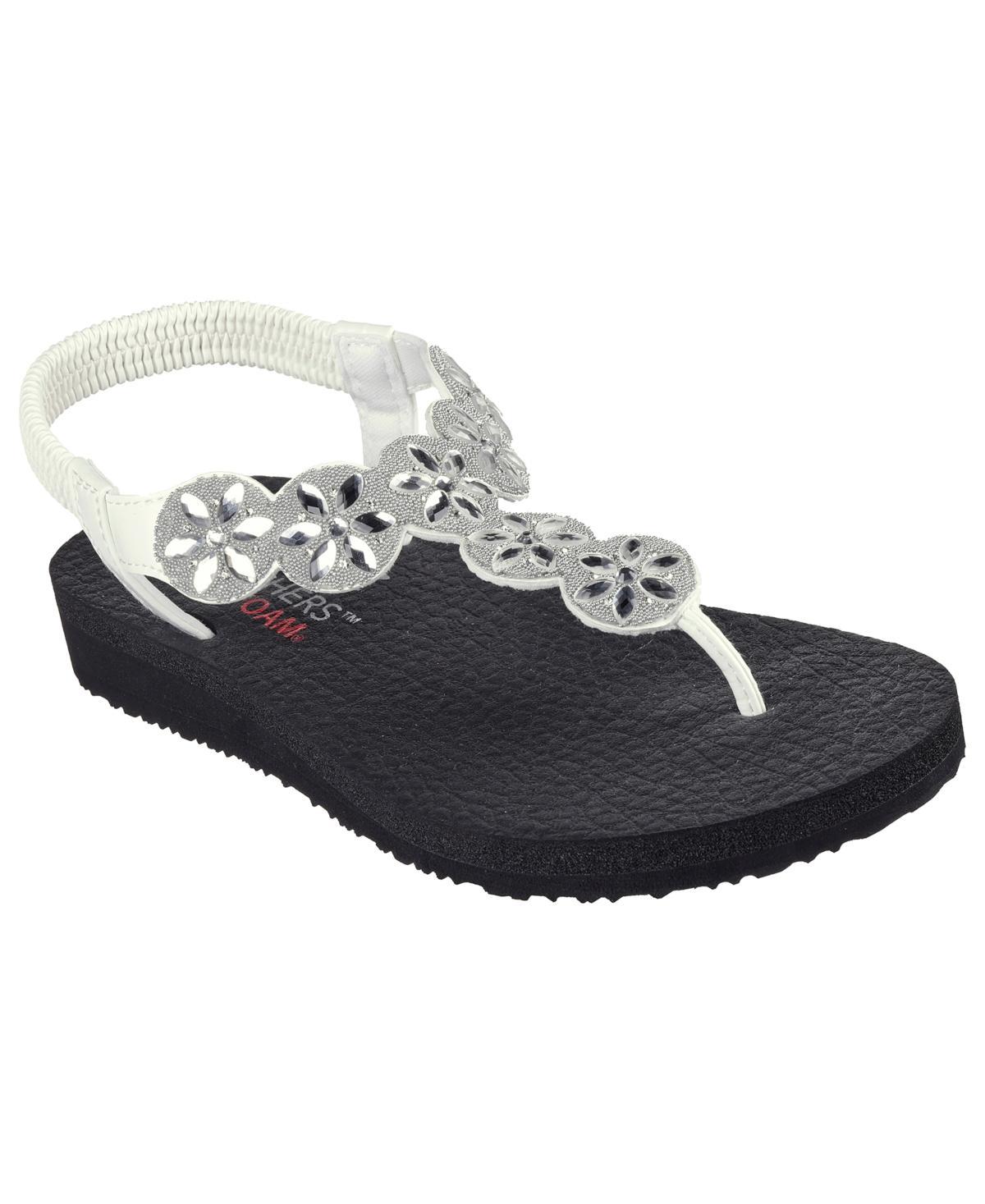 Skechers Womens Cali Meditation - Sparkly Fleur Thong Sandals from Finish Line Product Image