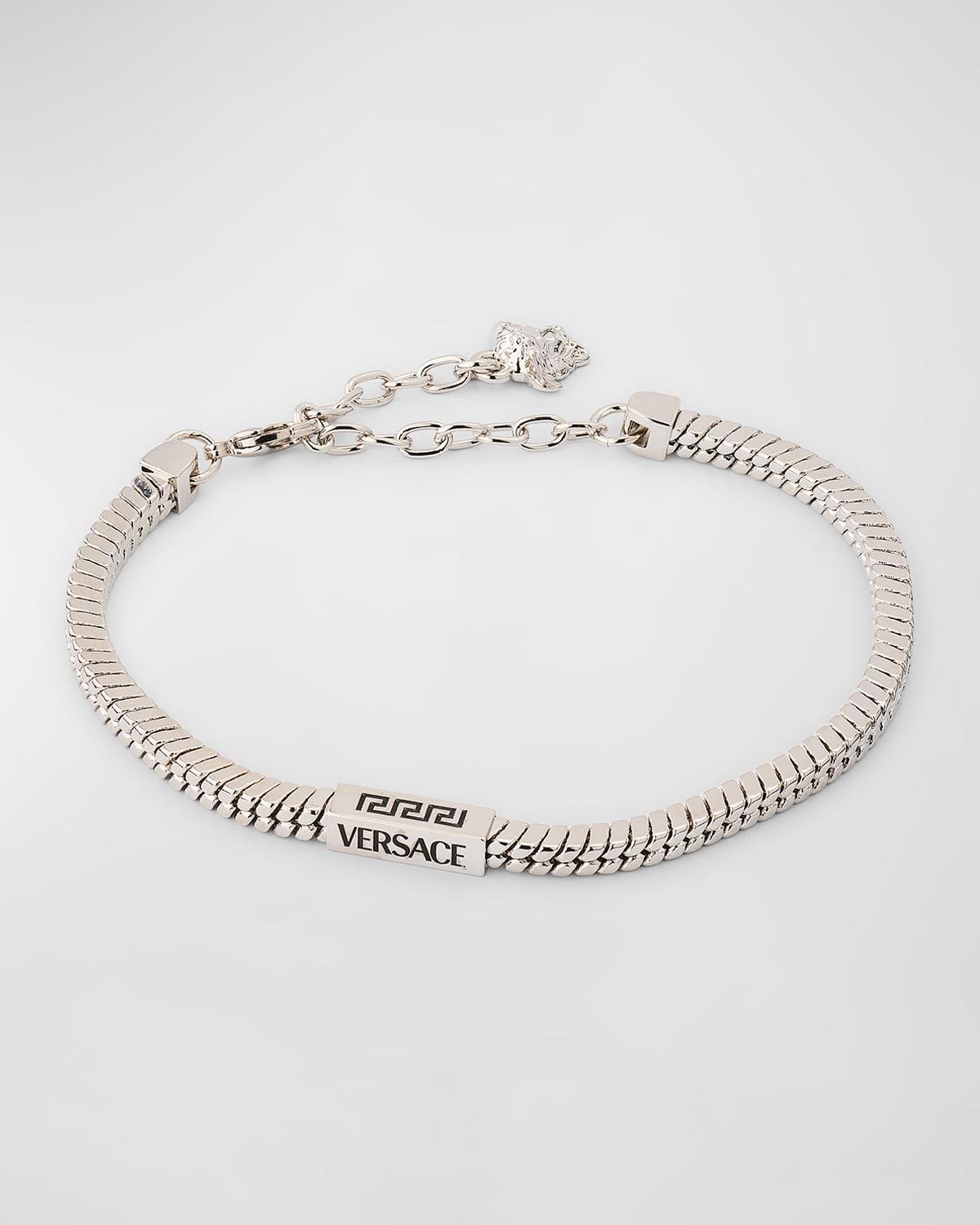 Mens Logo Chain Bracelet Product Image