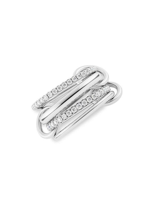 Womens Galaxy Polaris 18K White Gold & Diamond Ring Product Image