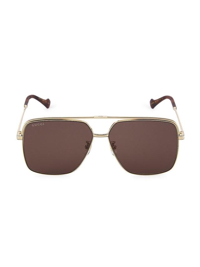 Mens Web 61MM Pilot Sunglasses Product Image