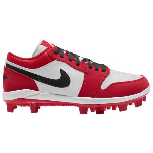 Men's  1 Retro Mcs Low Baseball Cleats In Red Product Image