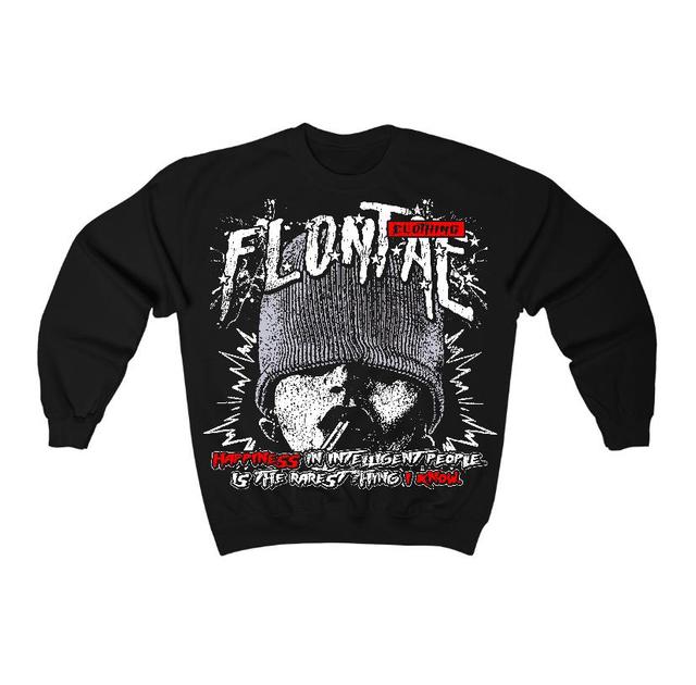 Black Cement 3s Flontae Sweatshirt Furious Graphic Product Image