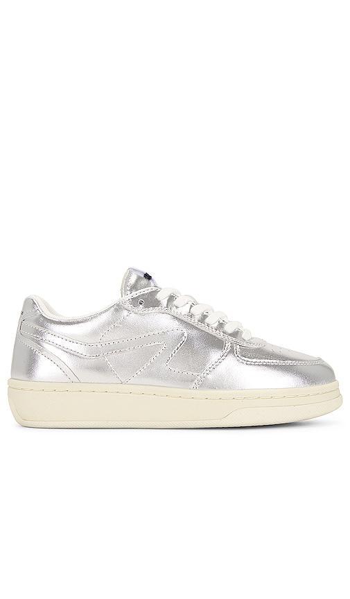 Rag & Bone Retro Court Sneaker in Metallic Silver. - size 38 (also in 39.5) Product Image