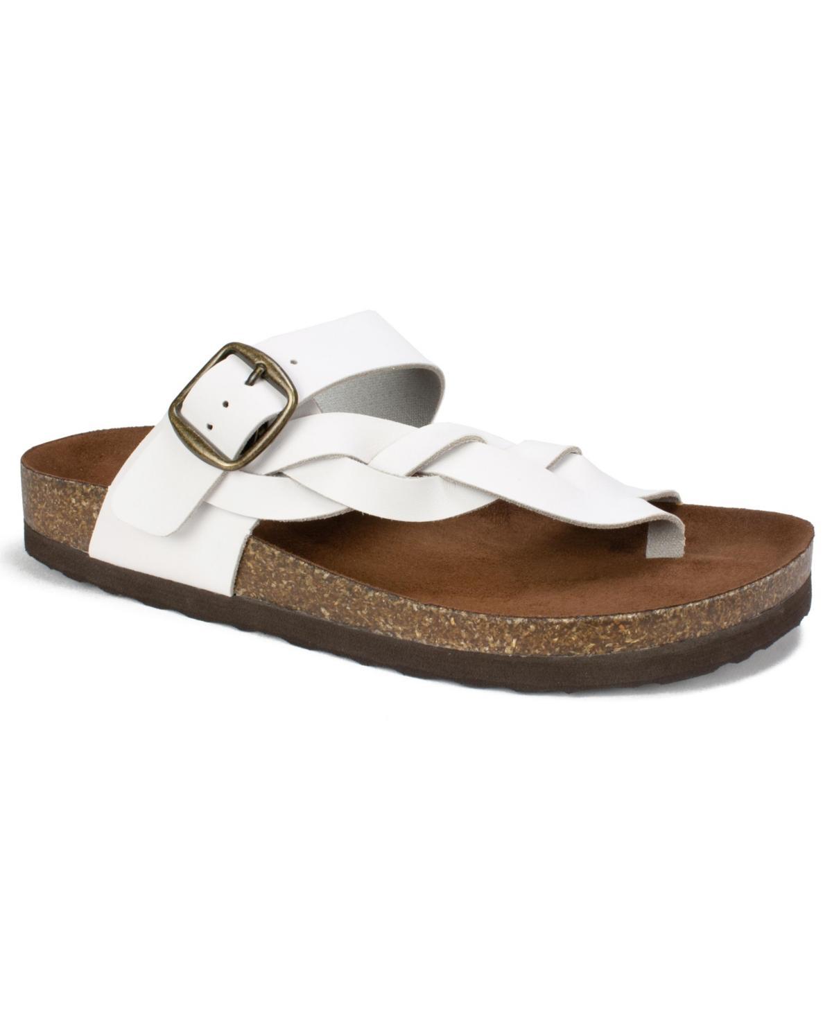 White Mountain Womens Crawford Footbed Sandals - Sandal Wood Product Image