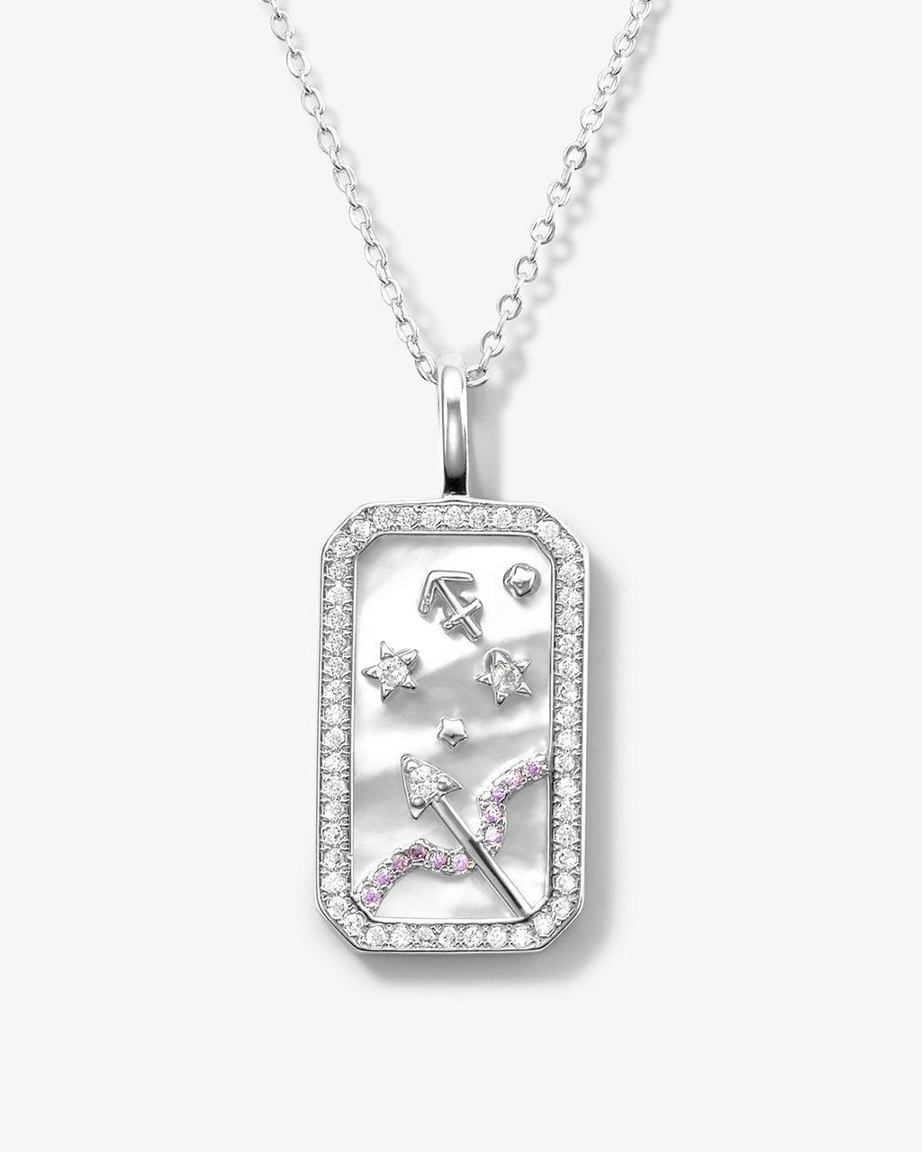 Zodiac Amulet Necklace - Silver Product Image