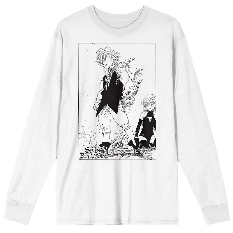 Mens Seven Deadly Sins Restored Power Long Sleeve Graphic Tee Product Image