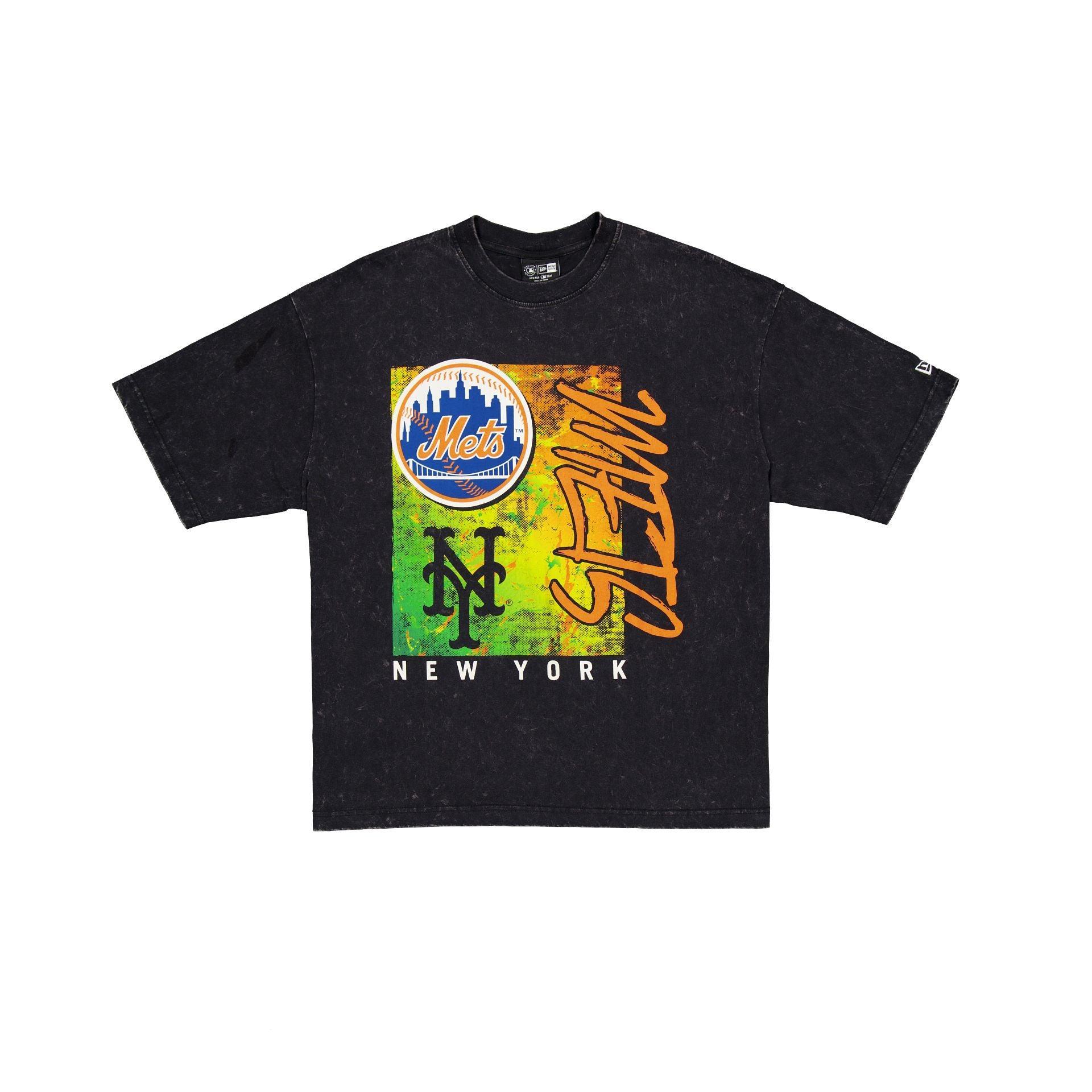 New York Yankees Sport Classics Boxy Black T-Shirt Male Product Image