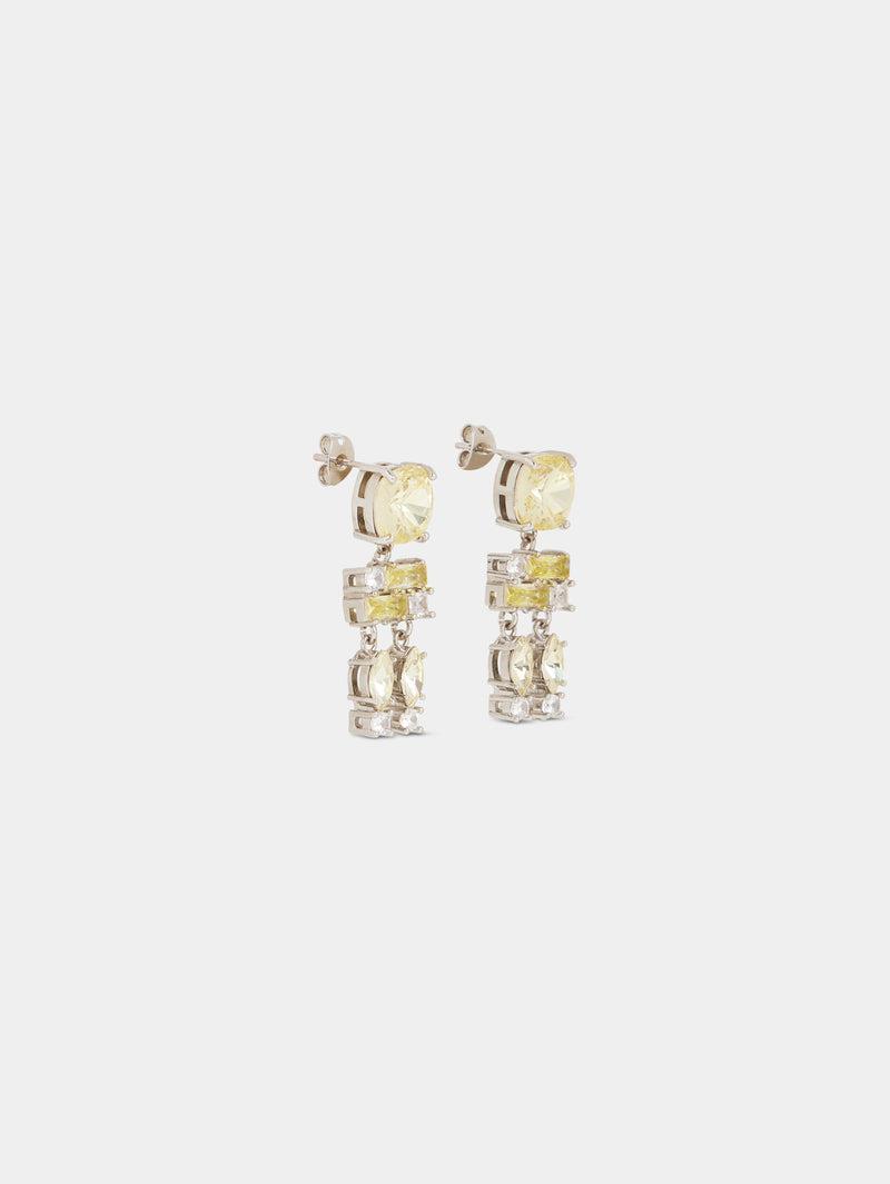 yellow STRASS EARRINGS Product Image