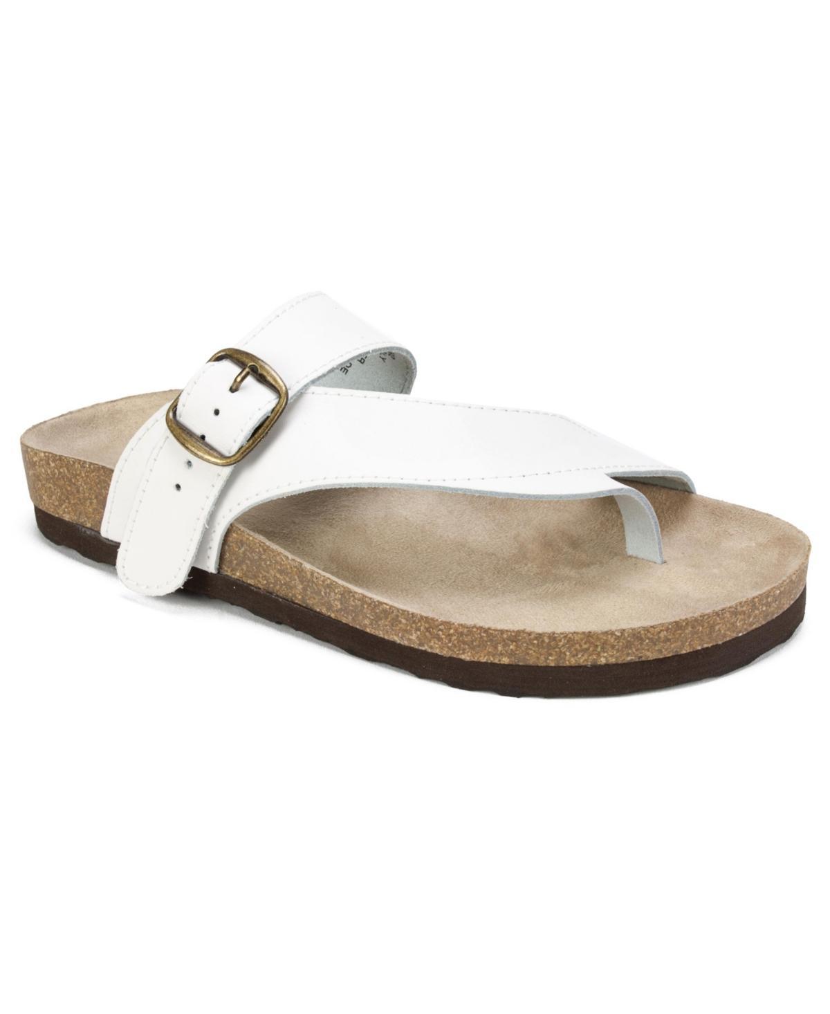 White Mountain Womens Carly Footbed Sandals Product Image