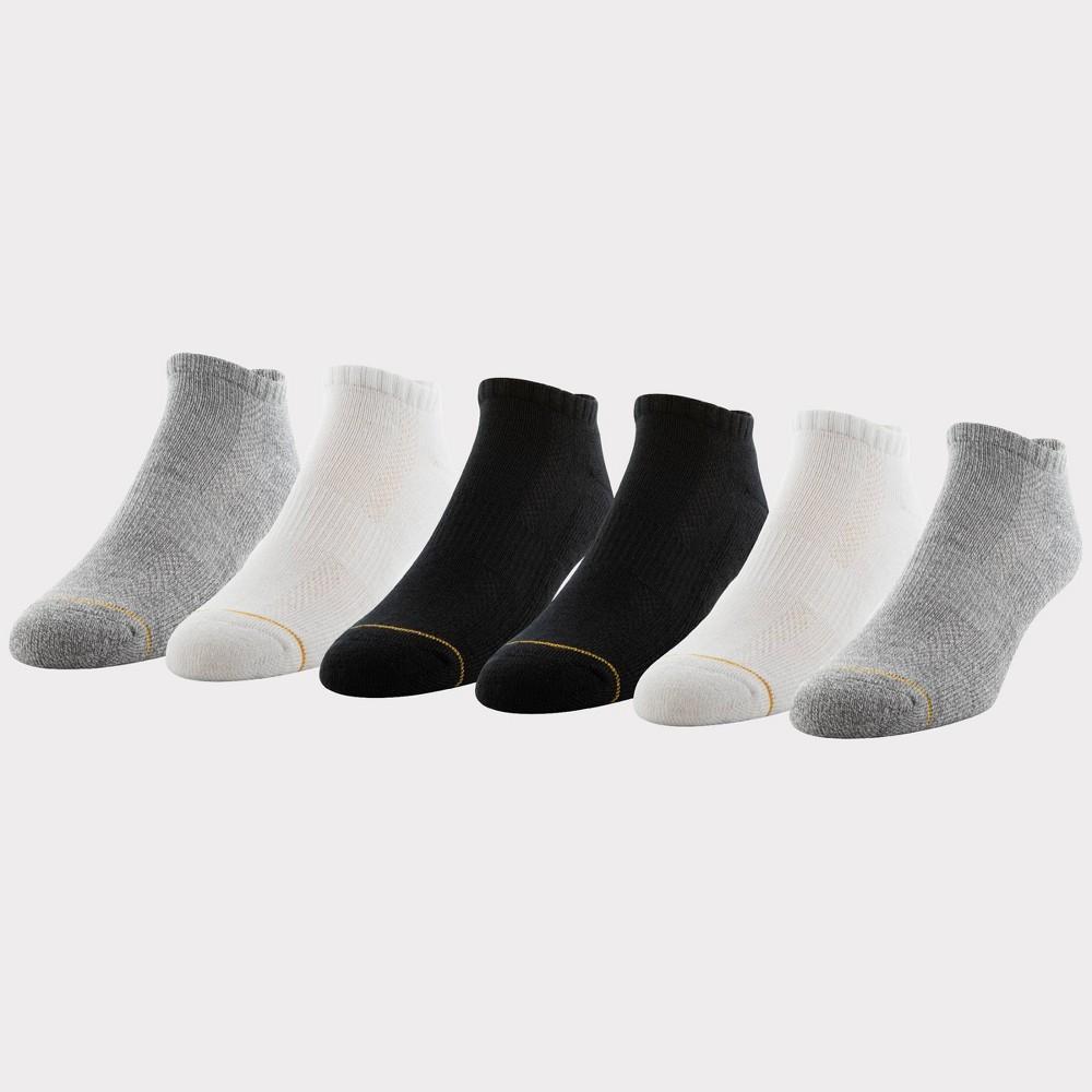 Signature Gold by GOLDTOE Mens Modern Essential No Show Socks 6pk 6-12.5 Product Image