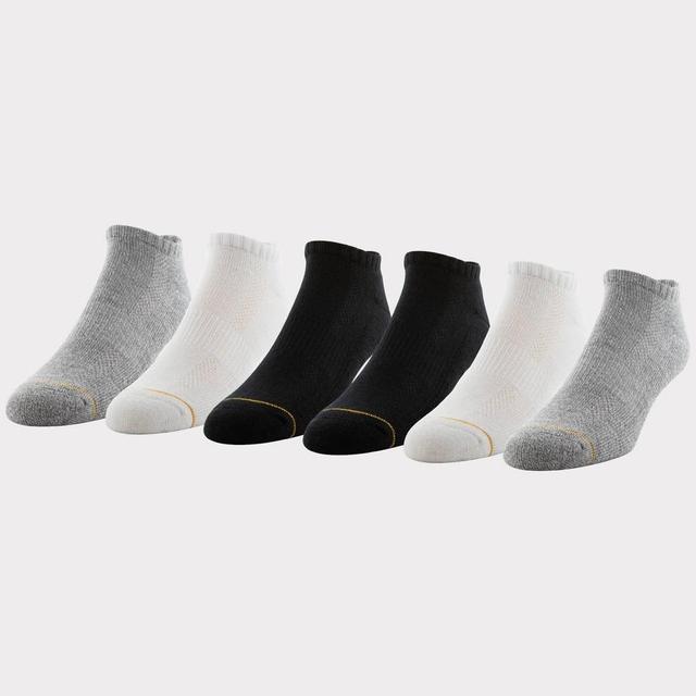 Signature Gold by GOLDTOE Mens Modern Essential No Show Socks 6pk 6-12.5 Product Image