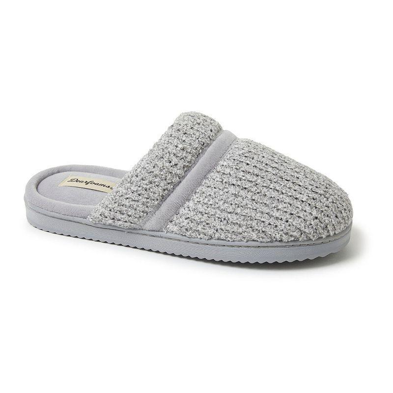 Dearfoams Serena Marled Chenille Womens Scuff Slippers Product Image