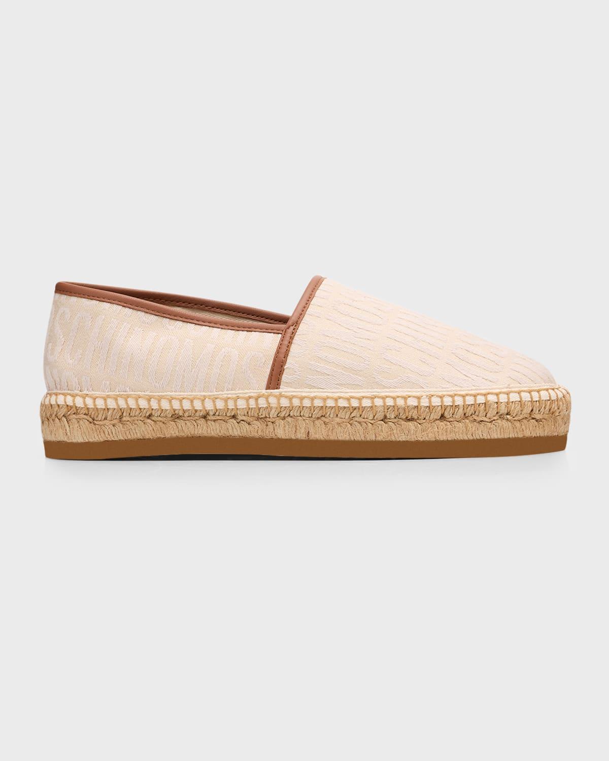 Mens Canvas Jacquard Logo Espadrilles Product Image