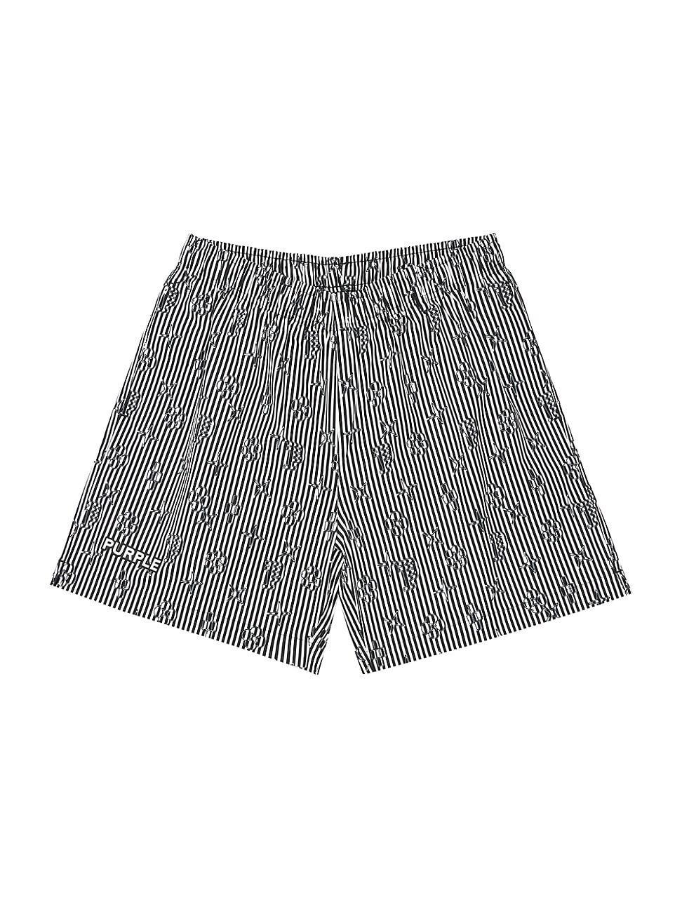 Mens All Round Striped Shorts Product Image