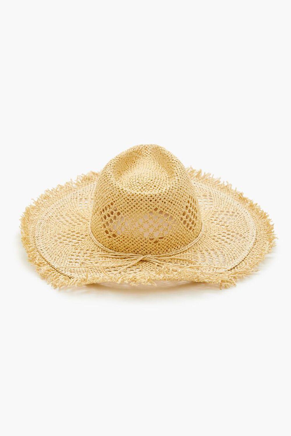 Frayed Straw Fedora | Forever 21 Product Image