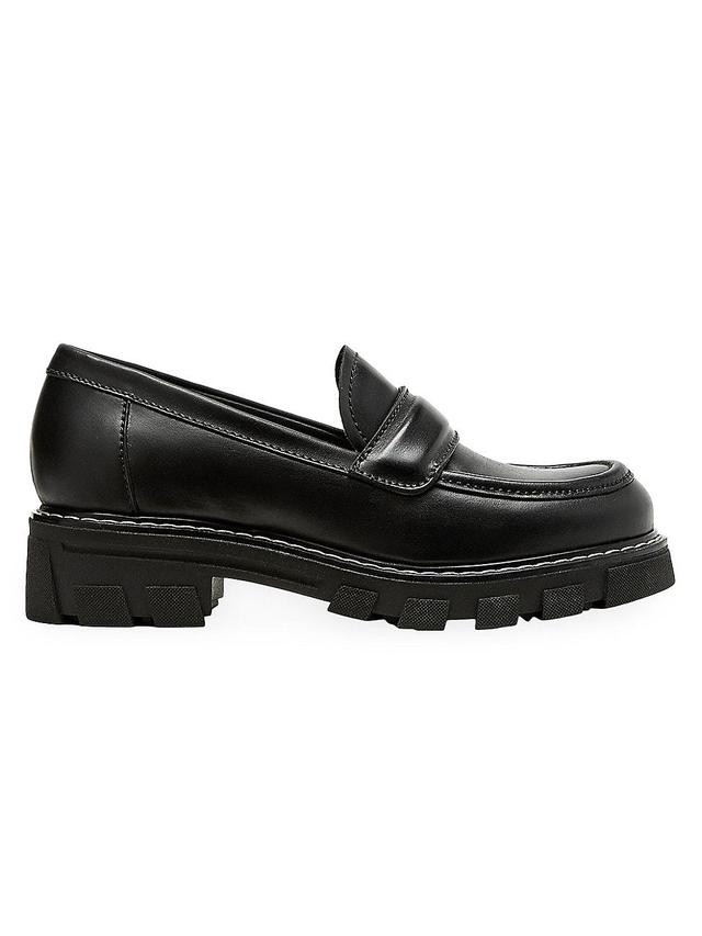Womens Douglas Leather Loafers Product Image