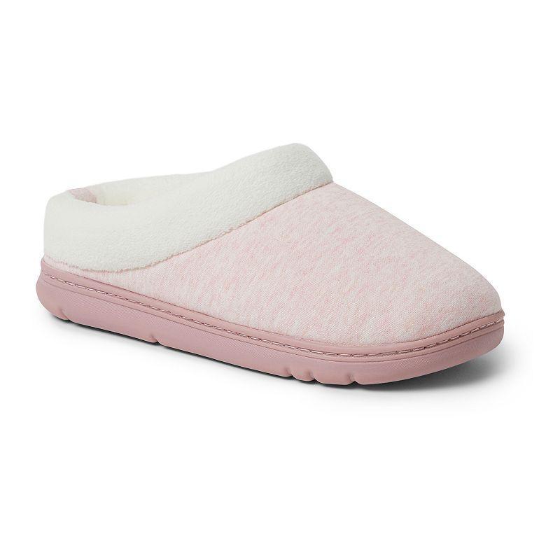 Dearfoams Olive Sweatshirt Womens Clog Slippers Pale Pink Product Image