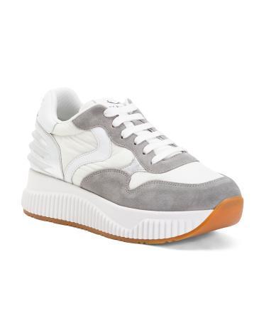 Suede And Nylon Lana Power Sneakers for Women Product Image