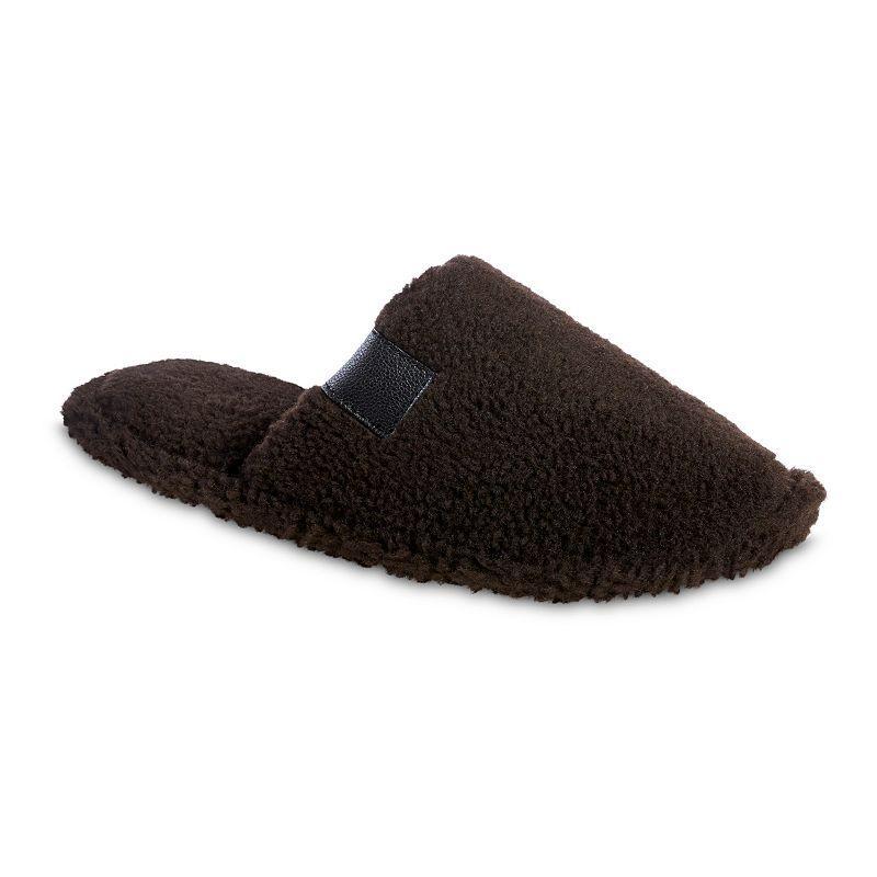 Isotoner Mens Garrett Berber Scuff Slippers Product Image