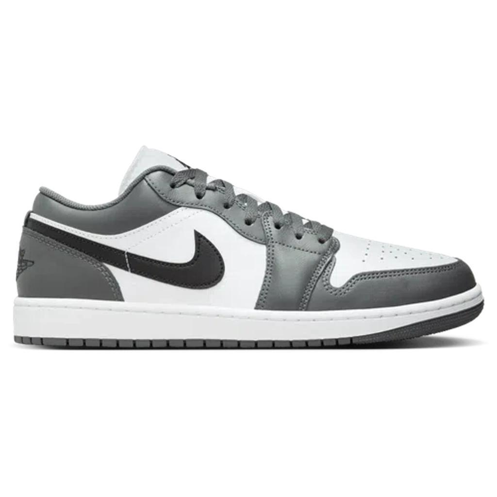 JORDAN Mens  Aj 1 Low In Grey/white/black Product Image