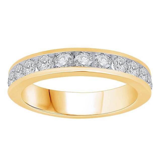 Diamond Medley 14k Gold 1 Carat T.W. Lab-Grown Diamond Ring, Womens White Product Image