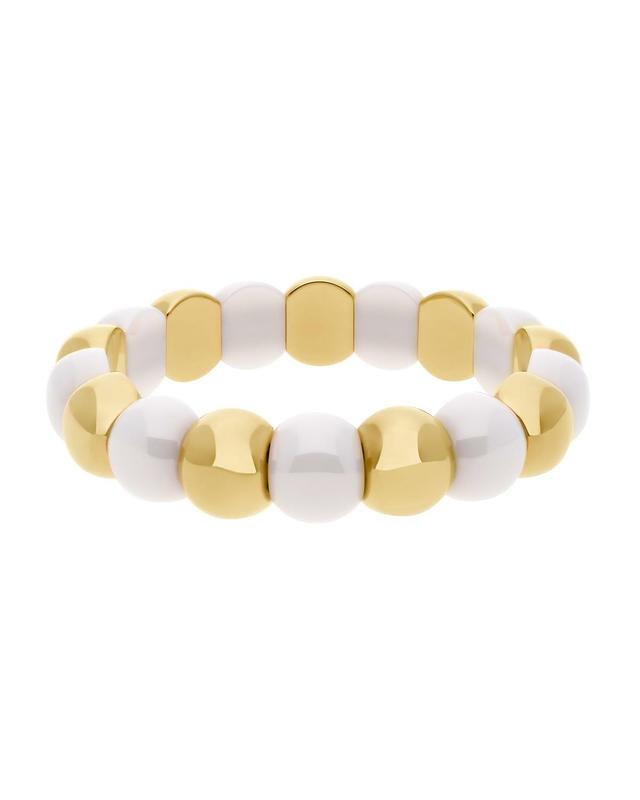 AURA 18k Bicolor Overlay Stretch Bracelet Product Image