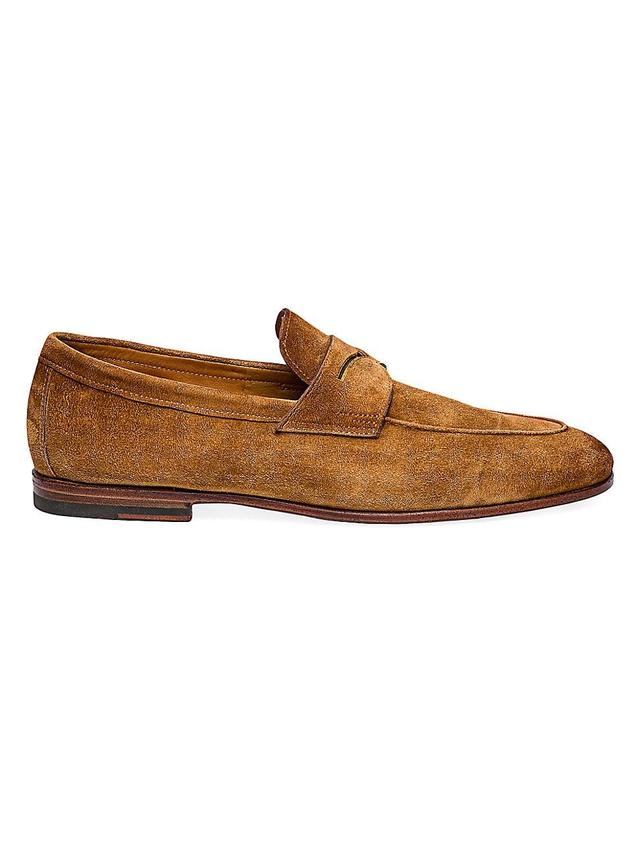 Mens Carlos Suede Penny Loafers Product Image