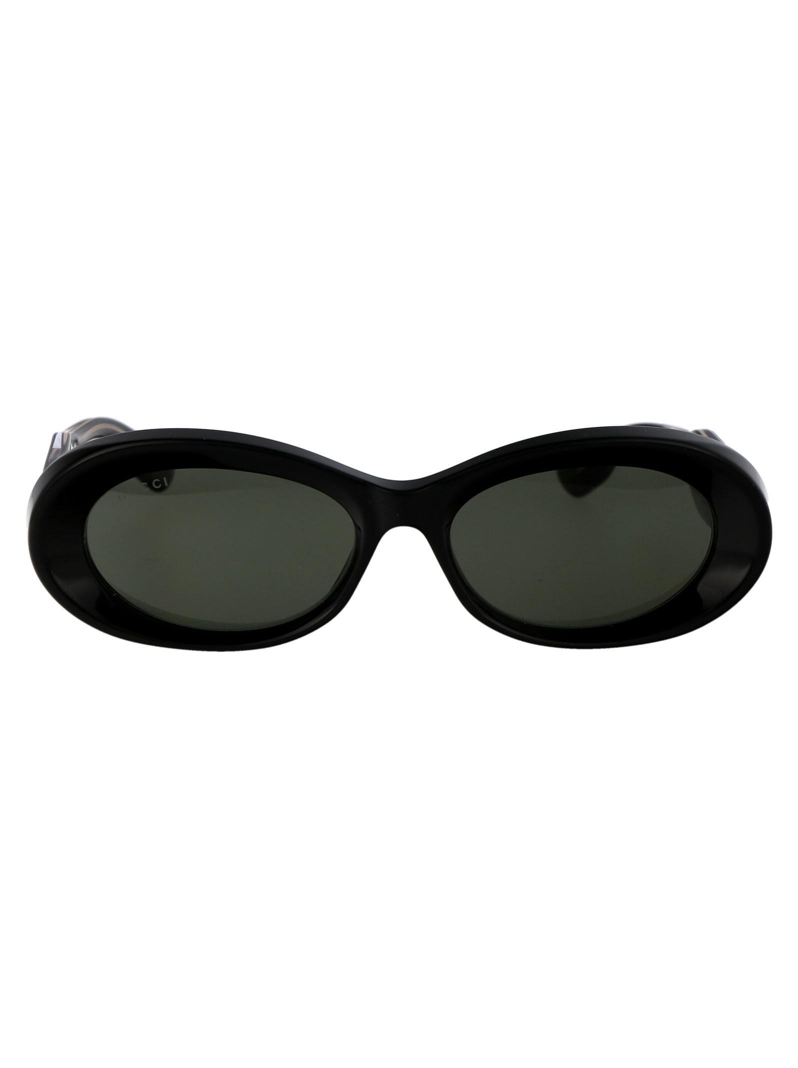 GUCCI Gg1527s Sunglasses In 001 Black Black Grey Product Image