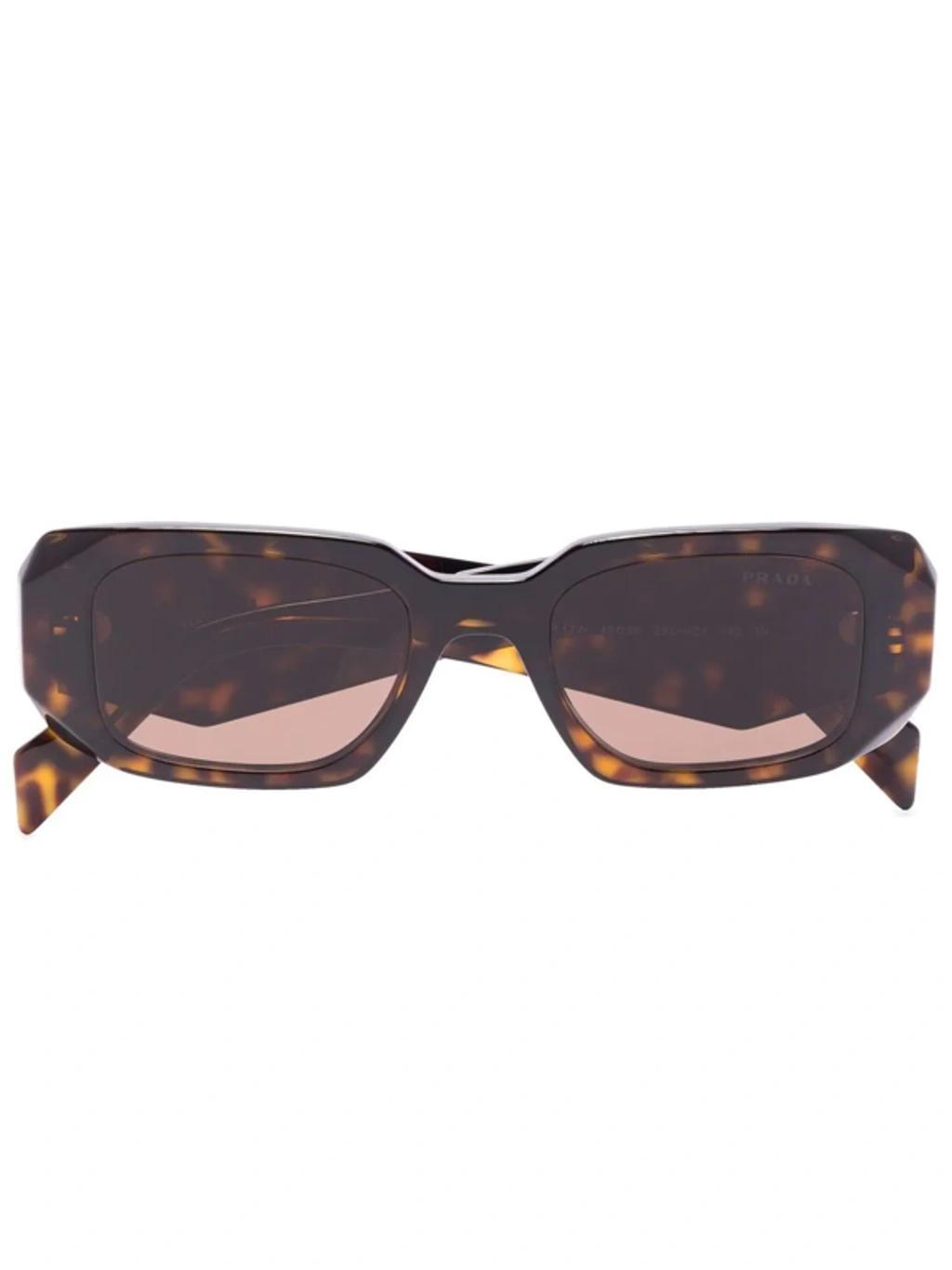 Tortoiseshell Square-frame Sunglasses In Braun product image