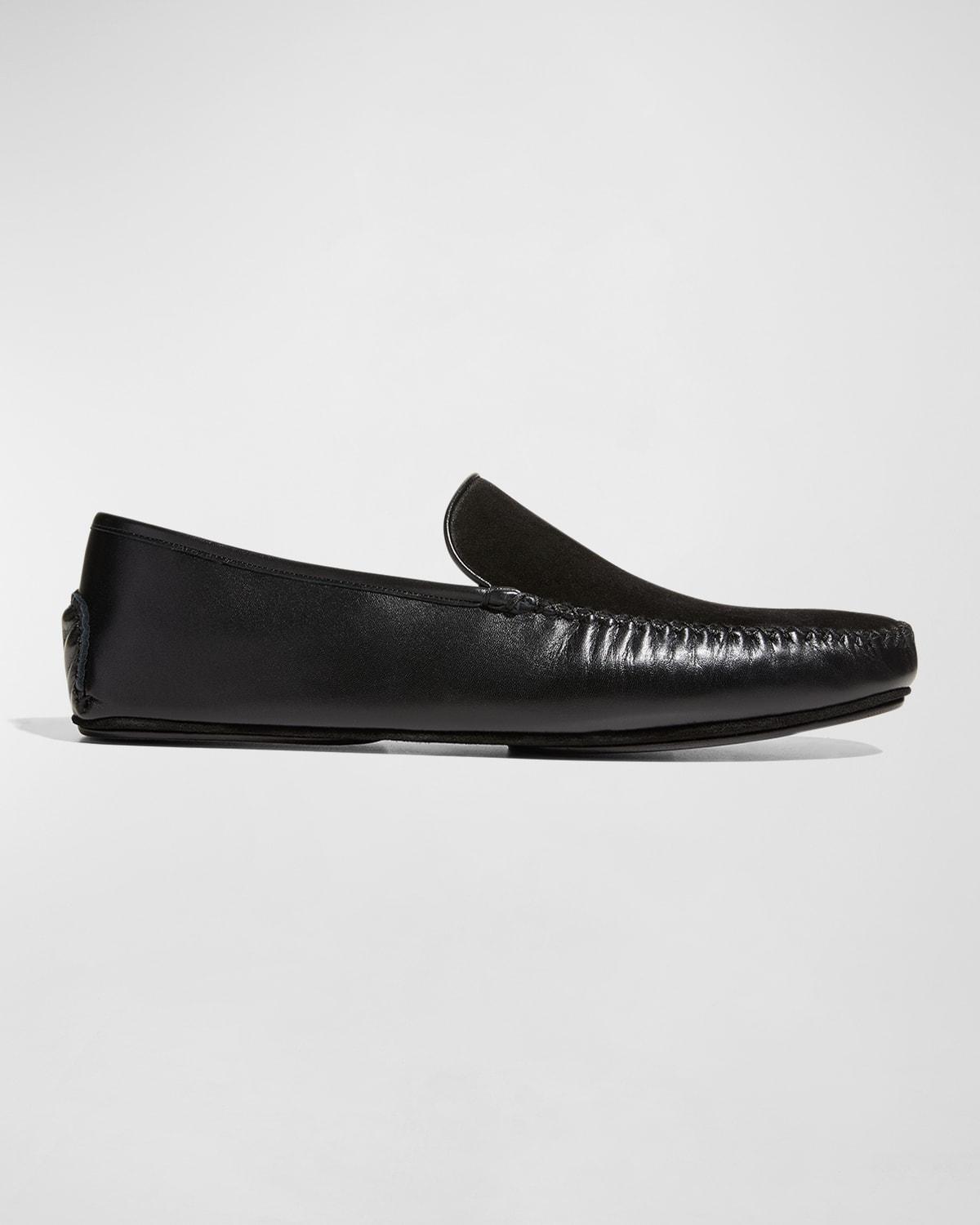Mens Mayfair Suede-Leather Loafers Product Image