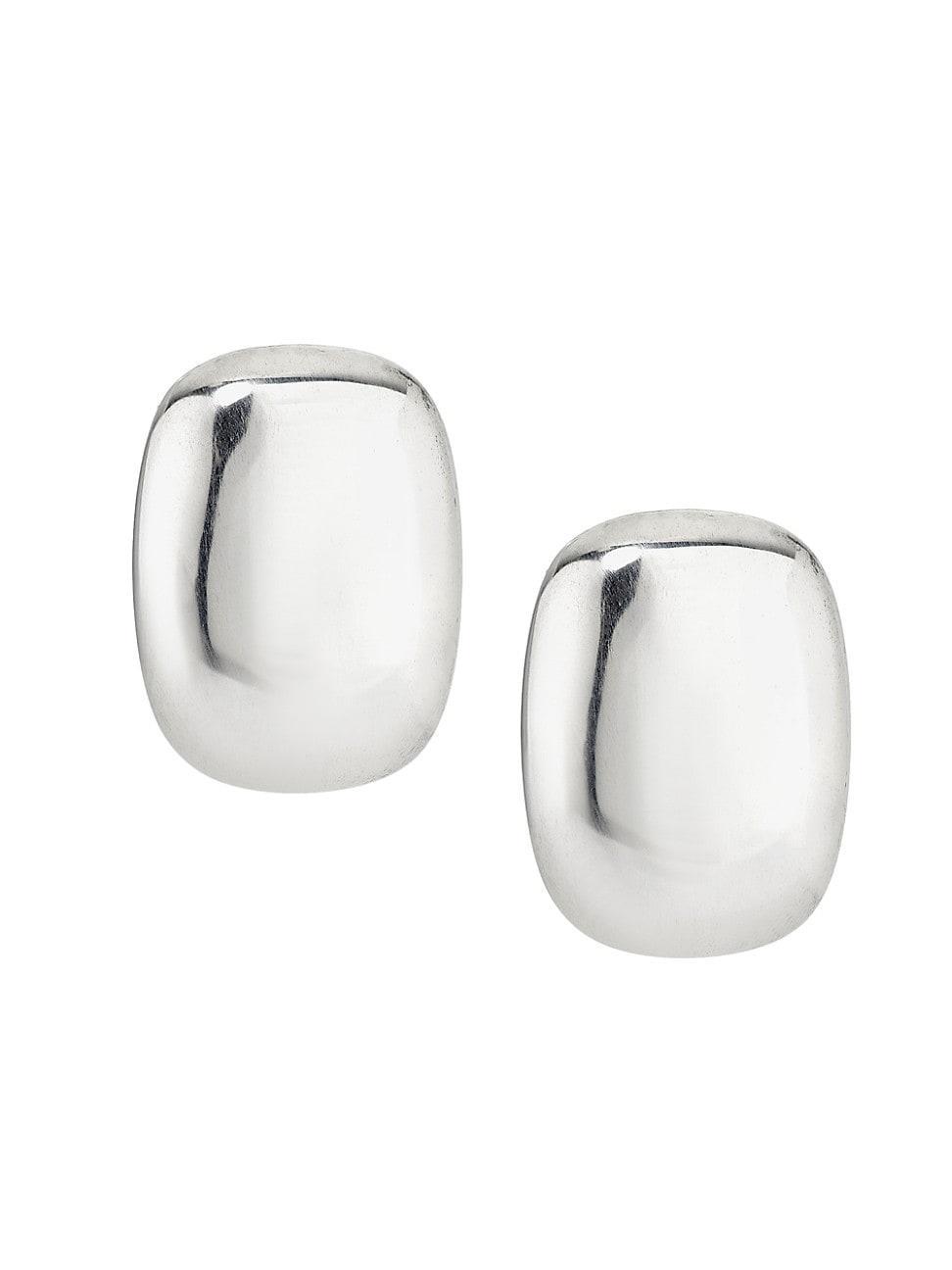 Womens Santa Fe Silver-Plated Clip-On Earrings Product Image