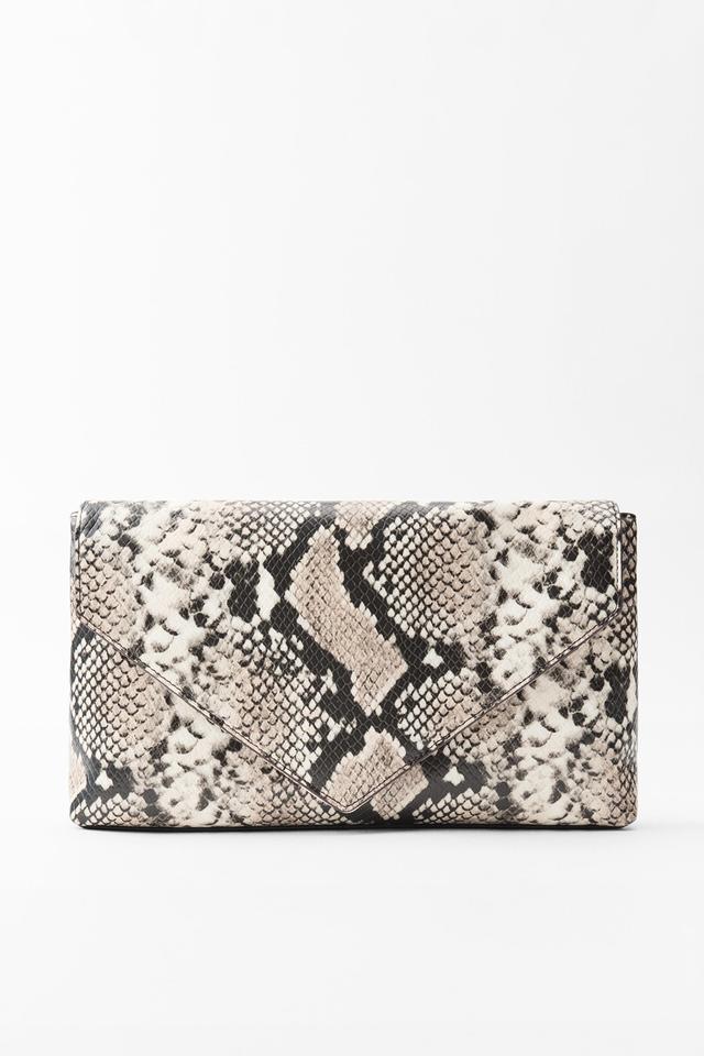 ANIMAL PRINT LEATHER HANDBAG Product Image