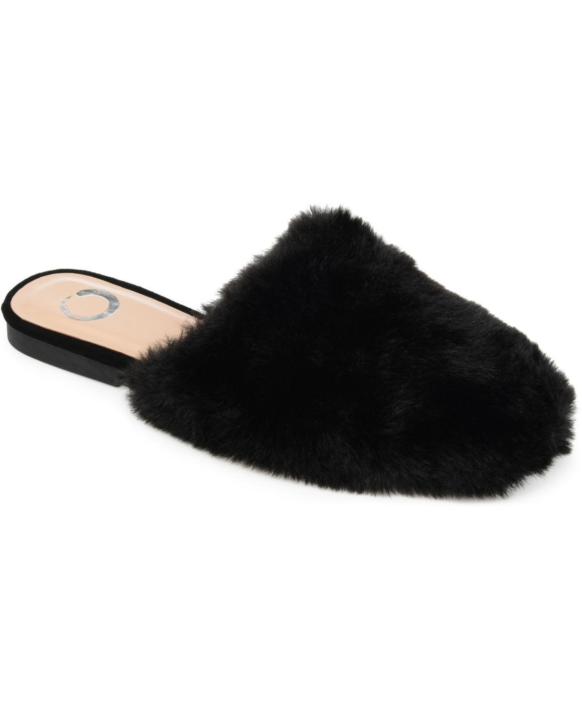 Journee Collection Womens Faux Fur Evelin Mule Product Image